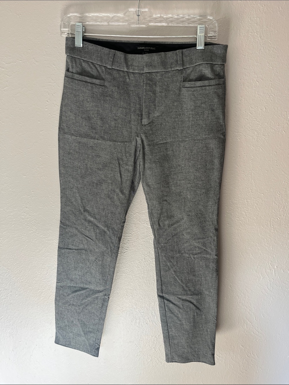 Banana Republic Charcoal Slim Ankle Dress Pants